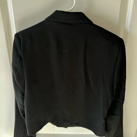 Truth by Republic Black Cropped Blazer with Gold Button - NWT but Minor Flaw - Picture 10 of 13